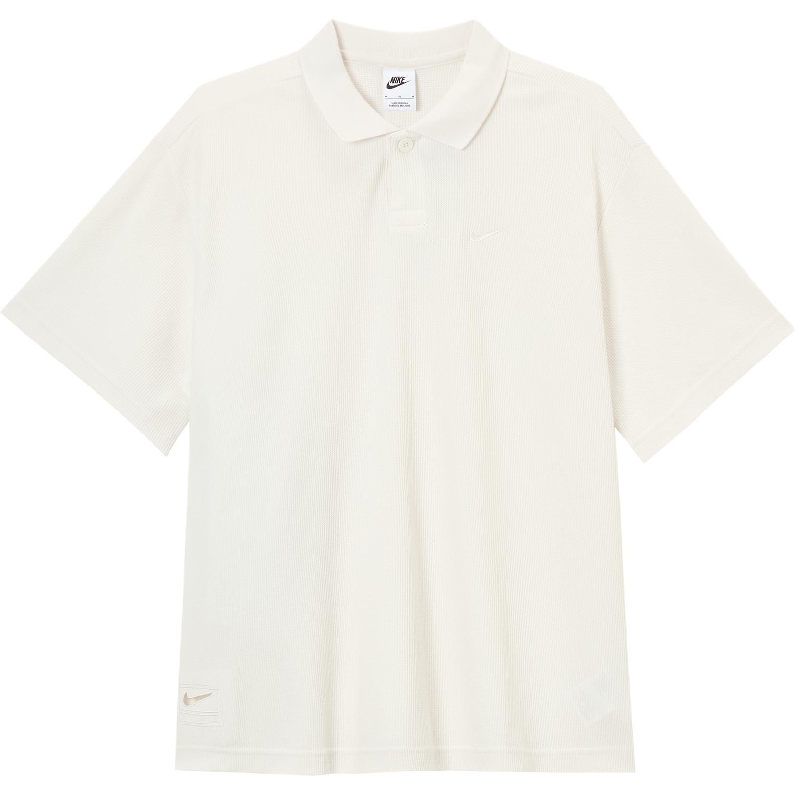 Nike Polo Shirts Men s White Polo Collar Moderate IH8665-030 L