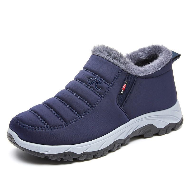 Cotton Shoes Women's Winter New Shoes Women's Foreign Trade Couples Walking Shoes Piled and Thickened Men's and Women's Snow Boots of the Same Style