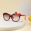 Bow Decorated Sunglasses Round Frame Uv400 Kids Eyewear Shades Sun Protection Kids Princess Sunglasses For Party Accessories