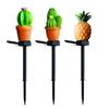 Simulation Pineapple Cactus Outdoor Garden Lawn LED Solar Lamp Landscape Light
