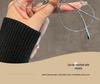 Women's High Power Compact Silver Wire Frame Glasses - Anti-Blue Light, Pure Titanium, Small Pupillary Distance, Ultralight 8807.