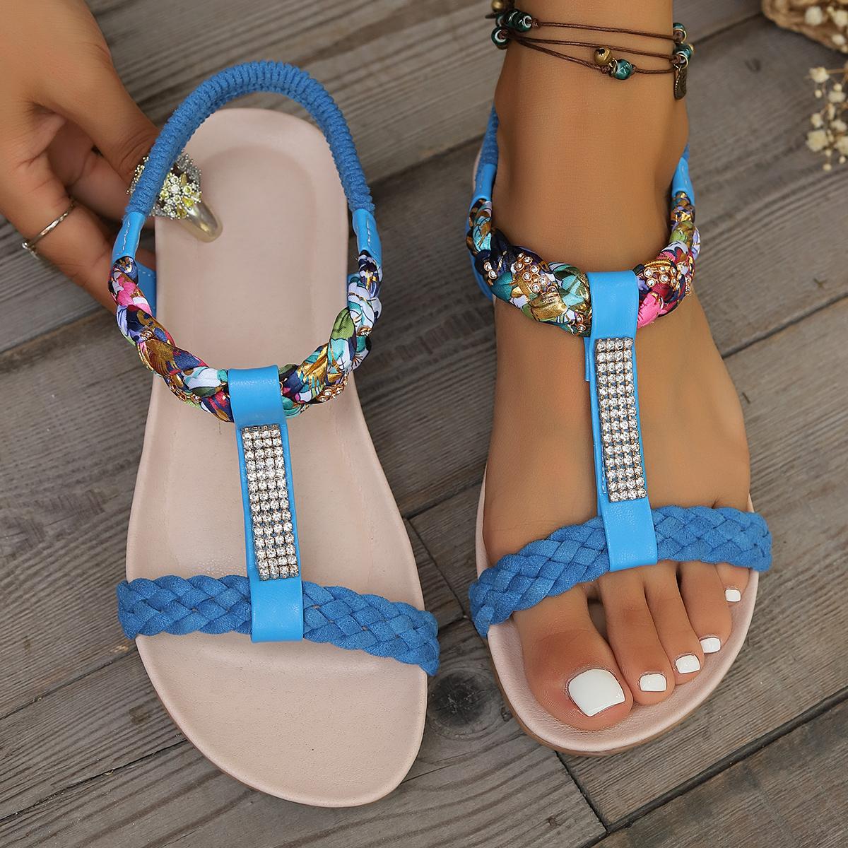 Женские сандалии на плоской подошве — фото 5