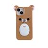 3D Rilakkuma iPhone 14/13/12/11/15/14/Max Case - Anti-fall Protection