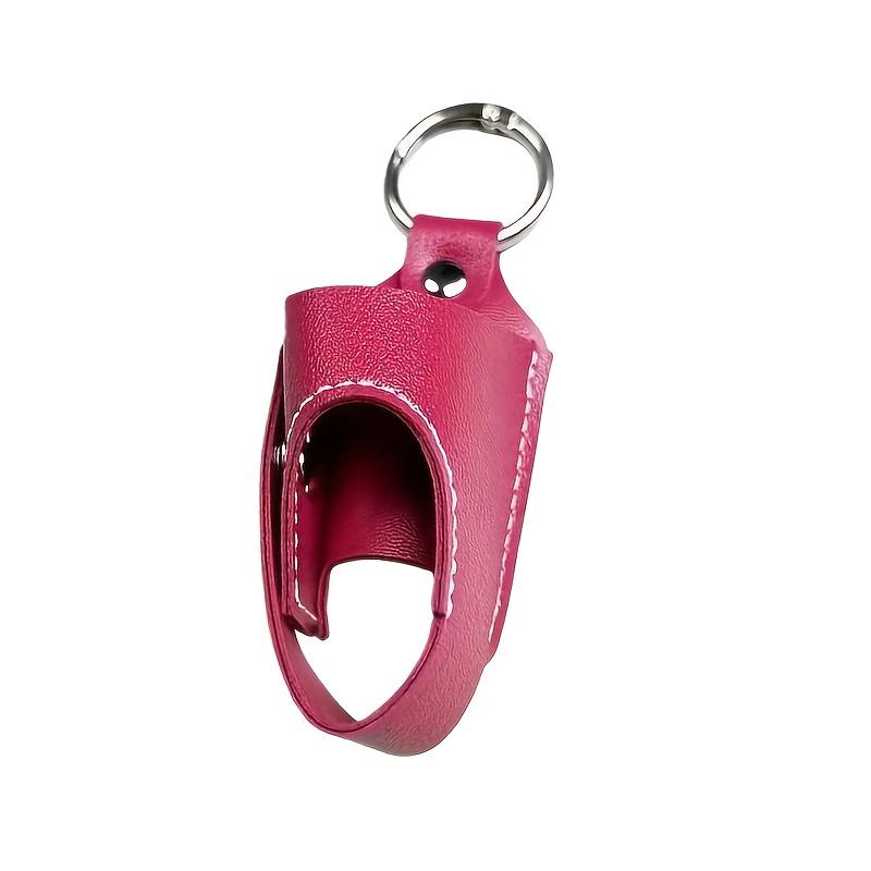 

Inhaler Storage Case,Portable Inhaler Spacer Holder PU Leather Protective Case Keychain,Inhaler Storage Solution Sleeve Bag