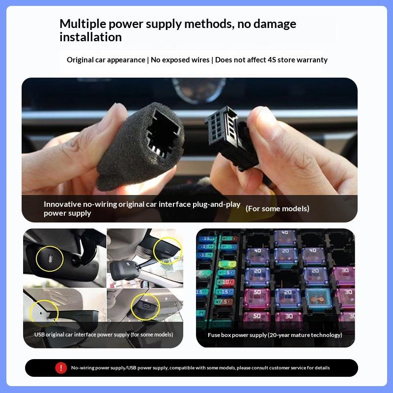 Hongqi H5/H7/EQM5/HS3/HS5/HS74K HD Dashcam Original Car Special Driving Recorder Loop Recording Parking Monitoring Enhanced