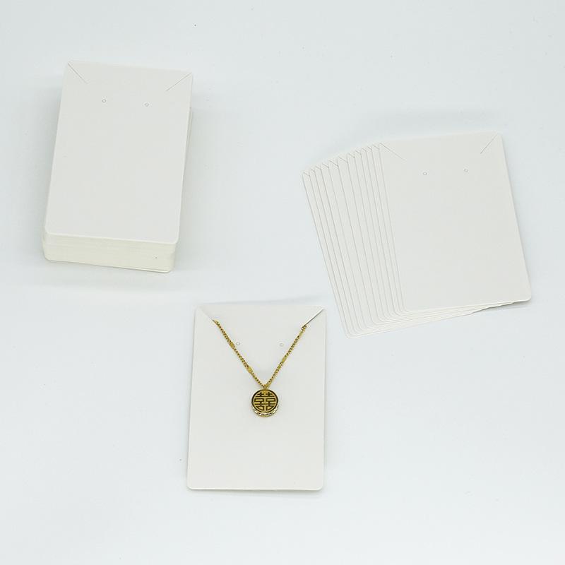 Dreifarbiges 6x9cm Halsketten- & Ohrring-Karton - Heiß verkaufte Schmuckauslage