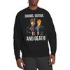 Beavis & Butthead Unisex Adult Drums Guitar & Death Sweatshirt