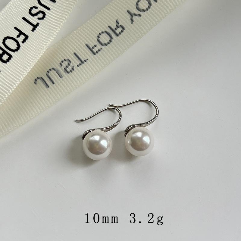 

Pearl earrings women s niche unique earrings new earrings fashion commuter ear hooks high-end temperament earrings