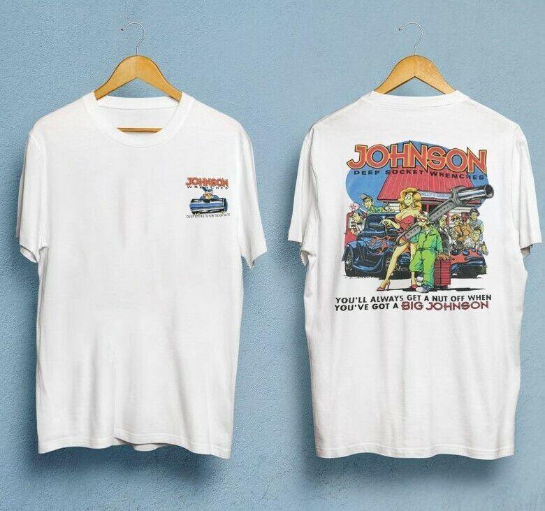 HOT!! Vintage 90's Big Johnson T-Shirt Deep Socket Wrenches