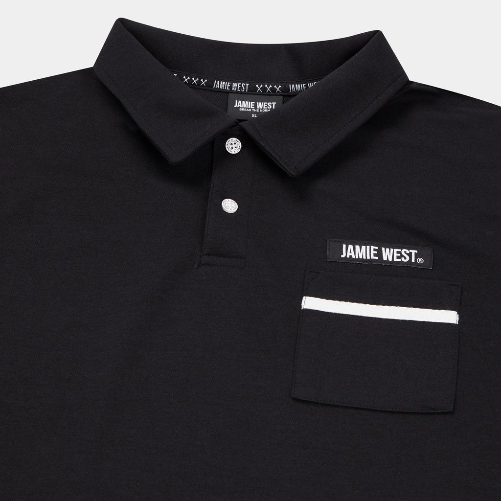Jeimiweseuteu Jwgc Flame Pocket Pique Shirt (Black)