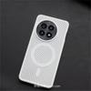 Honeycomb Mesh Cooling Magnetic Case For OnePlus 13 12 R ACE 5 Pro 3 One Plus 12 13R For MagSafe Protective Cover Fashion Shell
