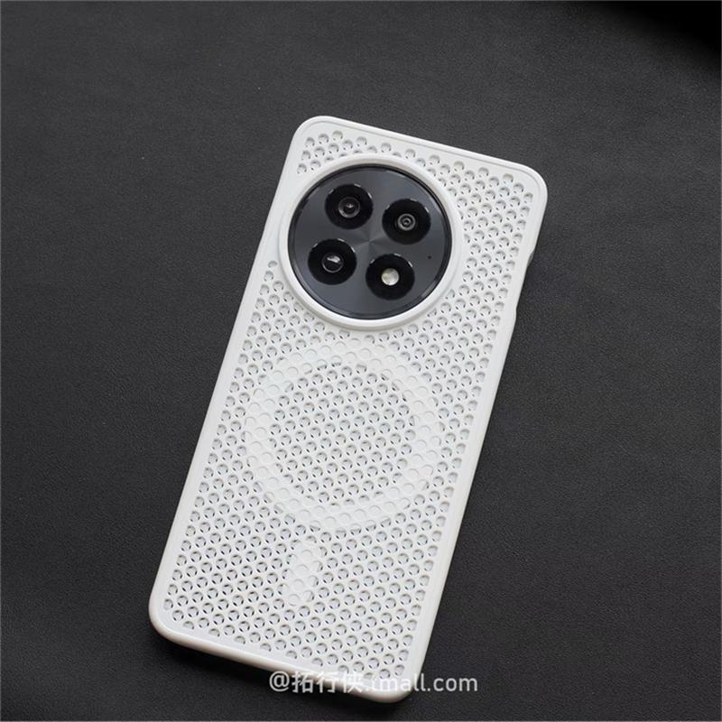 Honeycomb Mesh Cooling Magnetic Case For OnePlus 13 12 R ACE 5 Pro 3 One Plus 12 13R For MagSafe Protective Cover Fashion Shell