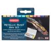 Derwent Metallic Paint Pan 12-Color Palette 2305657