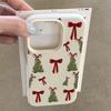 Vánoční stromek Červená mašle Pouzdro na telefon Pouzdro na telefon Pro iPhone 17 16 15 14 Pro Max 13 12 11 XS X XR 7 8 Plus 16e 17 Air Měkký TPU kryt