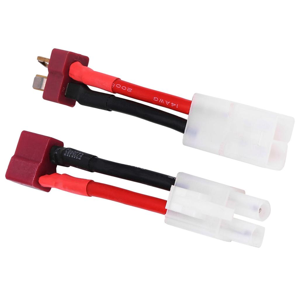 Duty Duty 2pcs T Plug To Cable Male to Male Female Adapter Cable 14 RC Wire RC Accessory, to Connect Battery with sy Use