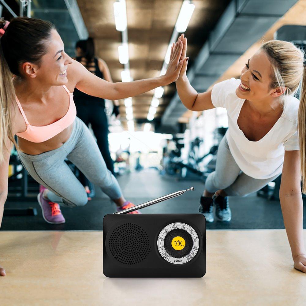 Taschenradios, batteriebetriebenes AM-FM-Radio mit Lautsprecher, tragbares Transistorradio zum Wandern, Camping