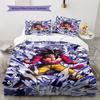 Set Copripiumino Trapuntato con Fantasia Cartone Animato Federa Decorazione per la Casa Regalo di Compleanno (1 * copripiumino + 2 * federa, senza nucleo)