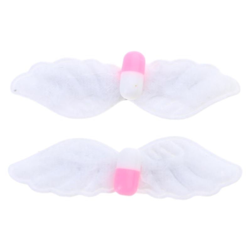 2pcs Lovely Pill Star Wings Hair Clip Hairpins Fashion Hair Barrettes Sweet Headpiece Hair Accessories for Women Girls
