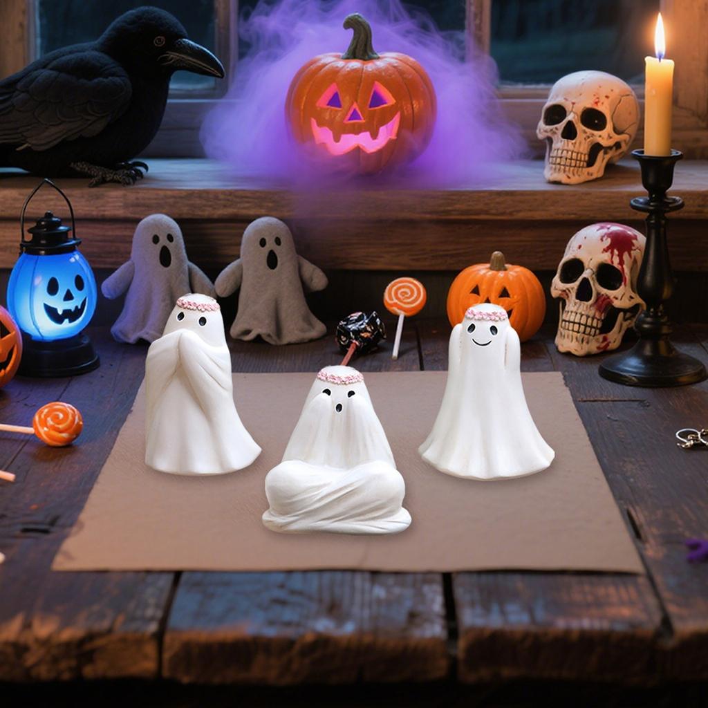 Three Cute Elves Halloween Decoration Sets - Add Fun To Your Home And Make A Warm Gift