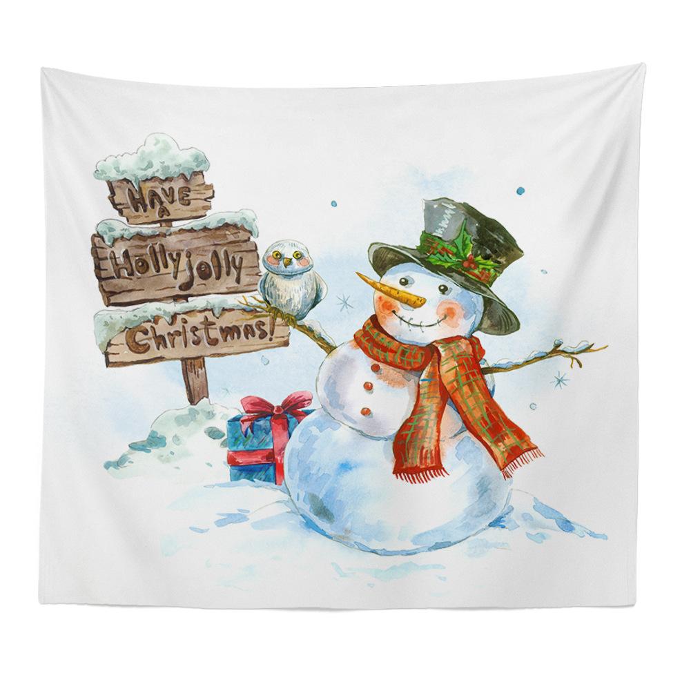 European and American Tapestry Christmas Series TV Background Wall Scenery Tapestry Hanging Cloth