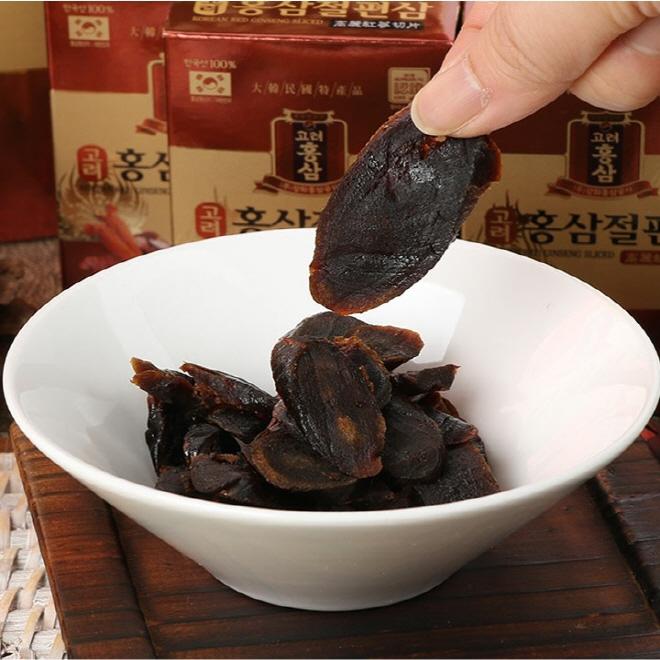 Korean red ginseng roots pieces with syrup 20 g x 10 pcs.