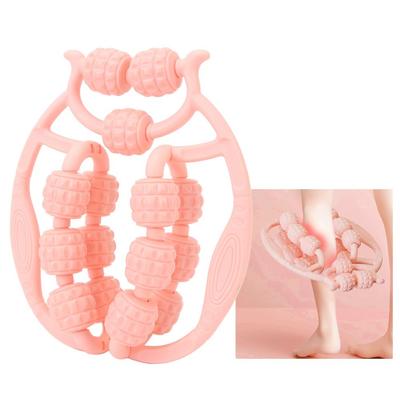 15 Wheels Muscle Roller Multipurpose Use Circular Leg Clamps Handheld Massage Roller  Home Use