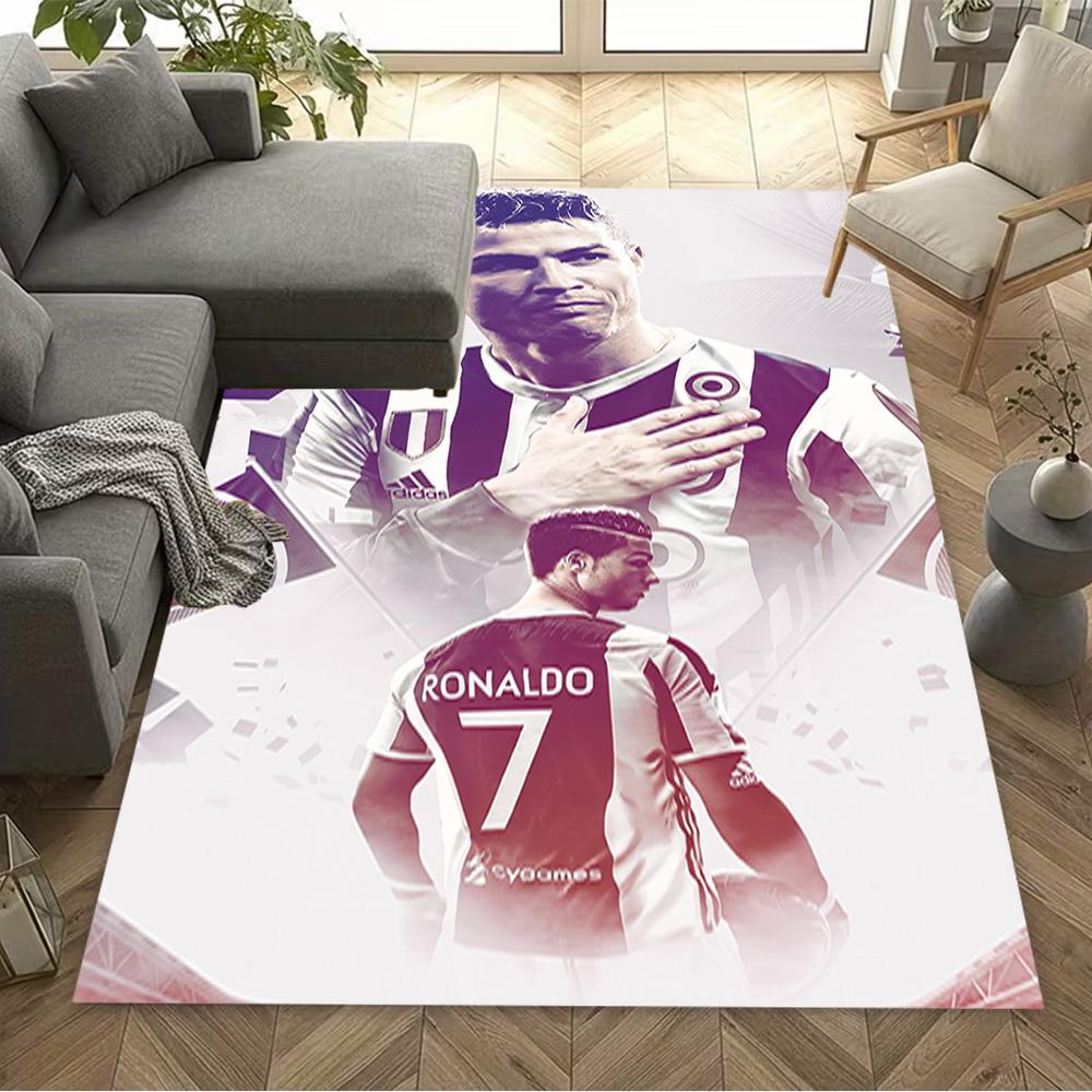 Cr7 Football Legend Floor Rug Office Rug Perfect for Study room Playrooms Game Room Kitchen Antislip Carpet Office home decor
