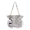2026 Korean Style Quilted Diamond Chain Bucket Bag – Stylish Casual Underarm Accessory