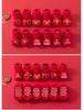 Infant Winter Socks Gift Set: Red Thick Terry Cloth Non-Slip Gel Dot Floor Socks for Baby's First New Year.