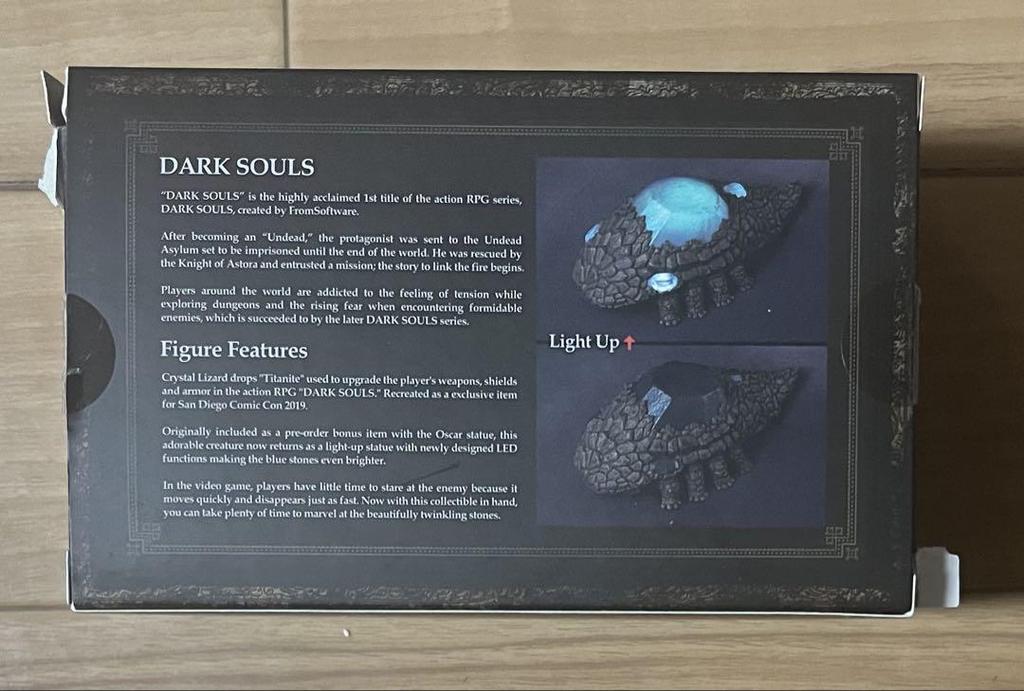 [USED] DARK SOULS Stone Guardian (Crystal Lizard) 1/6 Scale Light-Up Statue