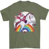 Santa Claus Riding a Unicorn Christmas Xmas Unisexs TShirt 100 Cotton