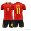 Maglia da calcio casalinga del Belgio Euro N.. 7 10 Lukaku 25 Set Maglie Multi-Library