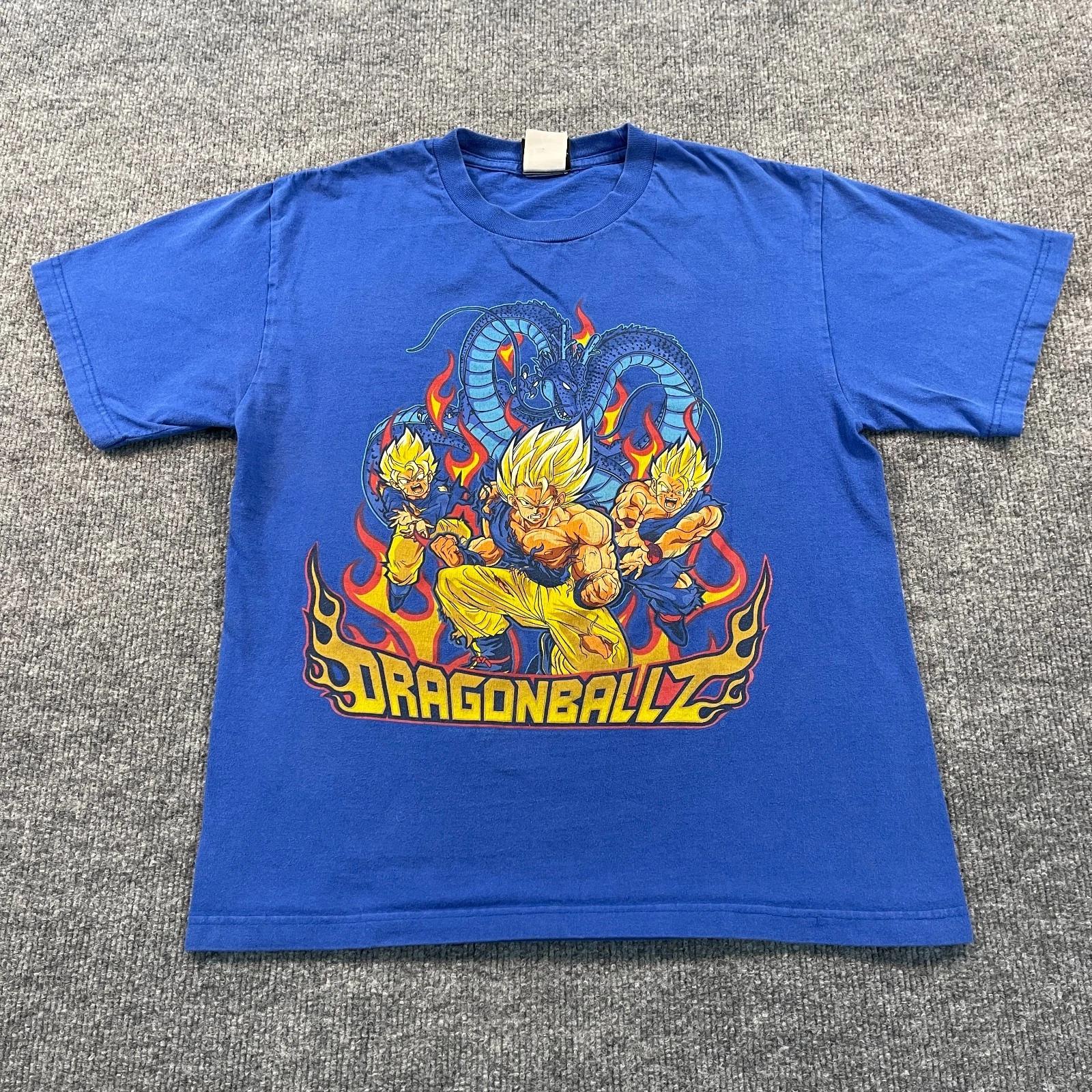 Vintage 2002 DBZ Dragonball Z Anime Manga Shirt Teens XL 18x23 Goku Gohan Goten S