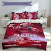 3-teiliges personalisiertes Michael Schumacher Set, Enthält 1 Bettbezug und 2 Kissenbezüge, Ganzjahres-Schlafzimmerdekoration