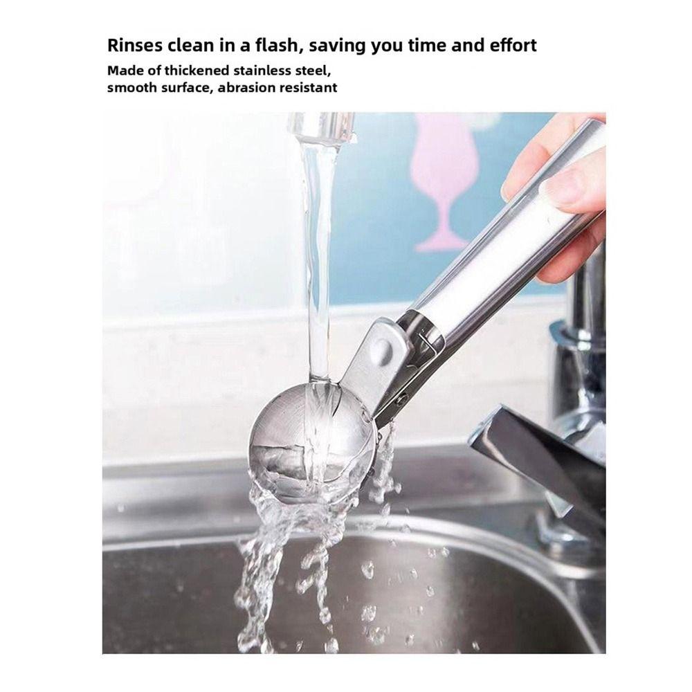 Stainless Steel Ice Cream Scoop Multifunctional Use Household Dual-Purpose Scoop Dual-Purpose Design Fruit Scoop