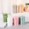 Handmade Ice Column Wax Household Unscented Candle Emergency Lighting Wedding Church Column Scented Candle