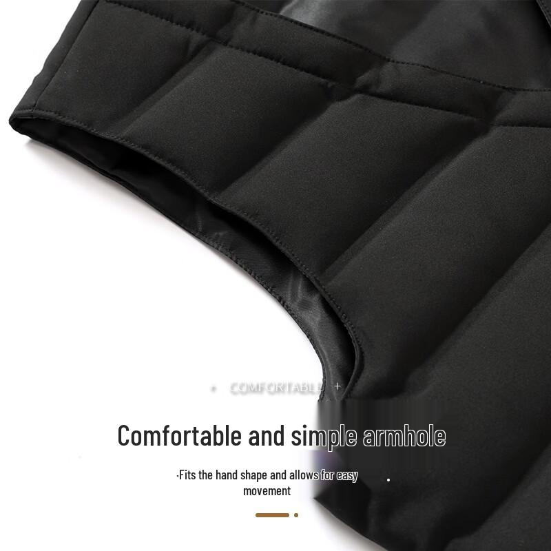 XueZhongFei Men's V-Neck Down Vest
