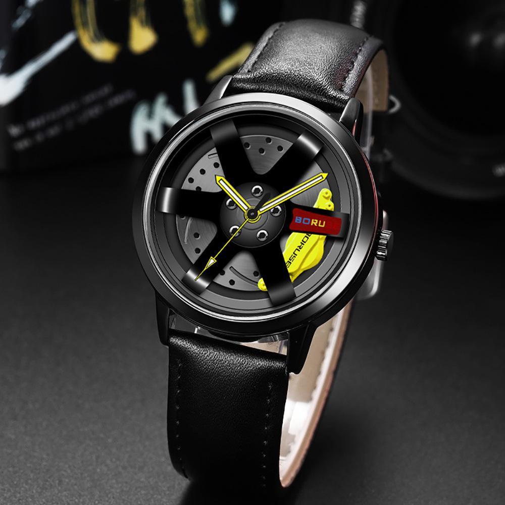 Boruse Trend Caliper Wheel Watch Men'S Waterproof Date Fully Automatic Quartz Watch