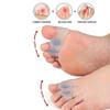 Silicone Toe Separator For Bunion Relief With Three Holes Design