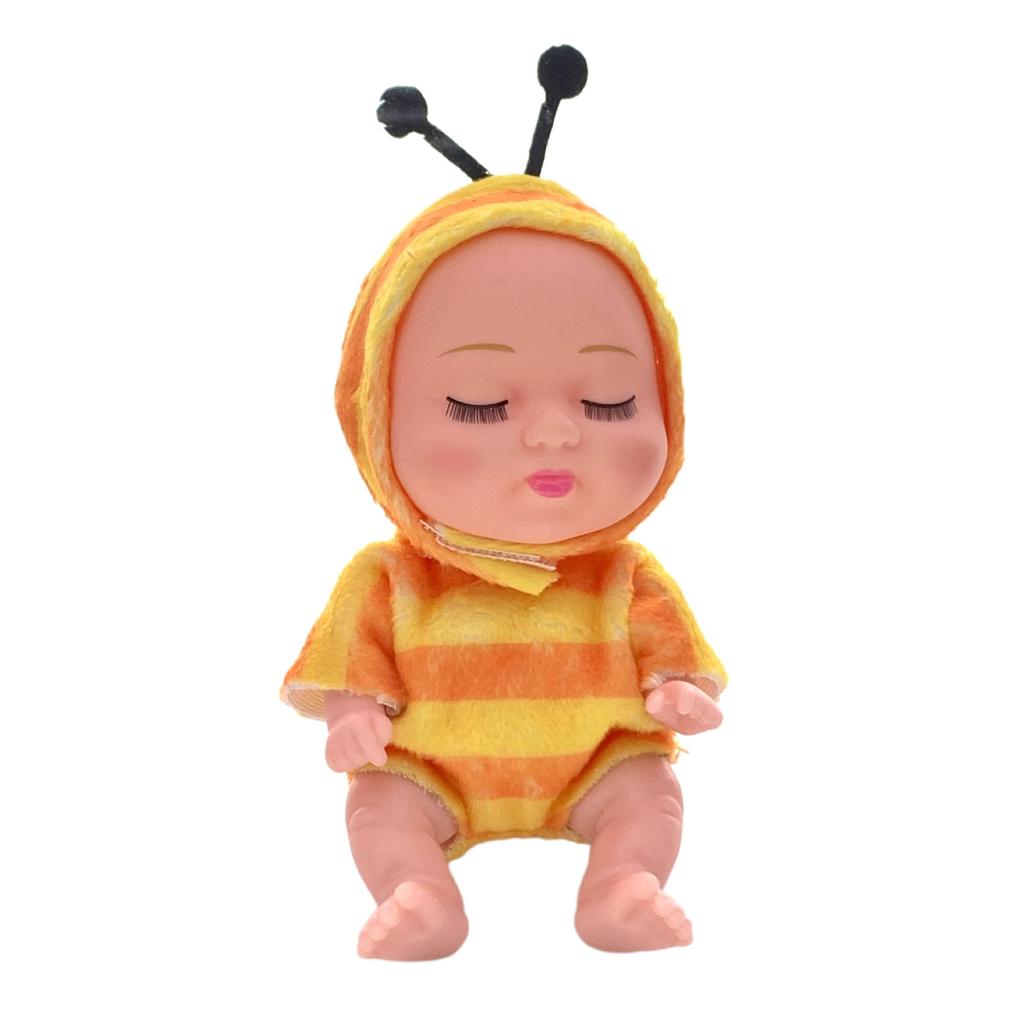 5 Inch 13CM Sleep Doll Simulation Baby Bjd Rebirth Doll Animal Clothing Sleeping Doll