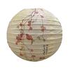 Pack of 5 Japanese And Chinese Themed Lanterns Feature Cherries Blossom And Persimmons  For Seasonal Celebration