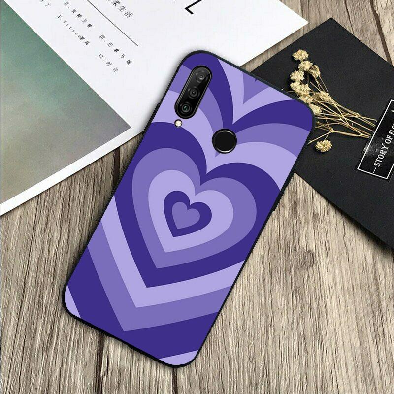 Esthétique violette Pour Huawei Nova 12s 12i 11i 7i 8i Y73 Y70 Y90 Y60 Y72 Y61 Y91 9 10 SE P30 Pro P40 Lite Coque