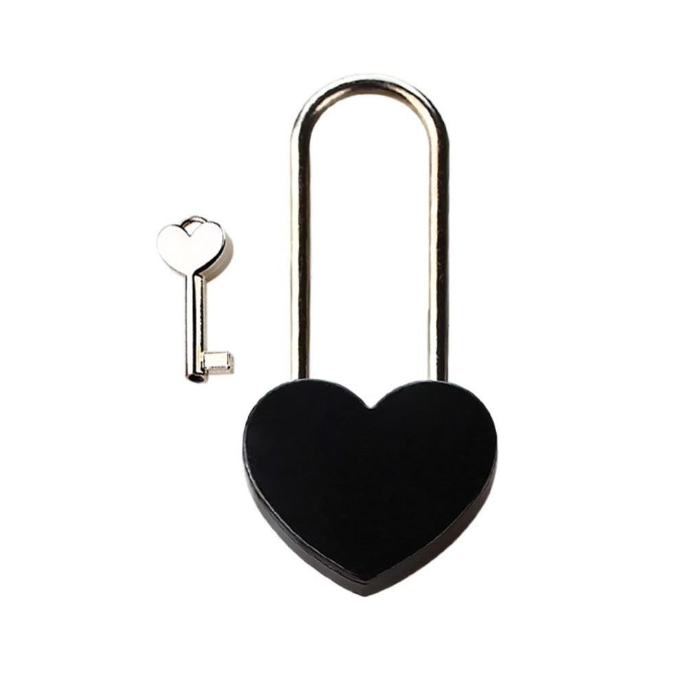 

Портативный Одиночный Замок-Сердце Разноцветный Металлический Замок Любви Дерево Желаний Навесной Замок Любви Сумка чёрный