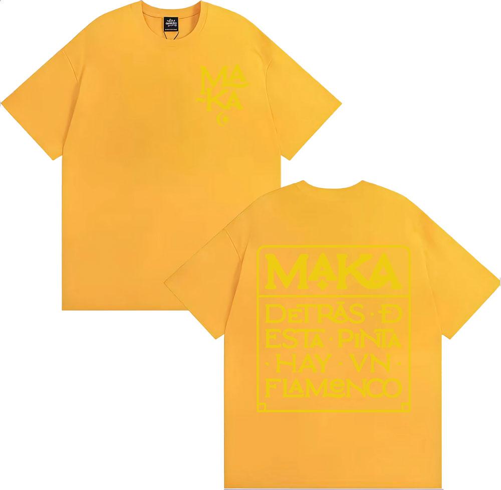 Rapper Maka Detras Desta Pinta Hay Vn Flamenco Printed T Shirts Men Women Vintage Hip Hop High Quality Cotton T-shirt Streetwear