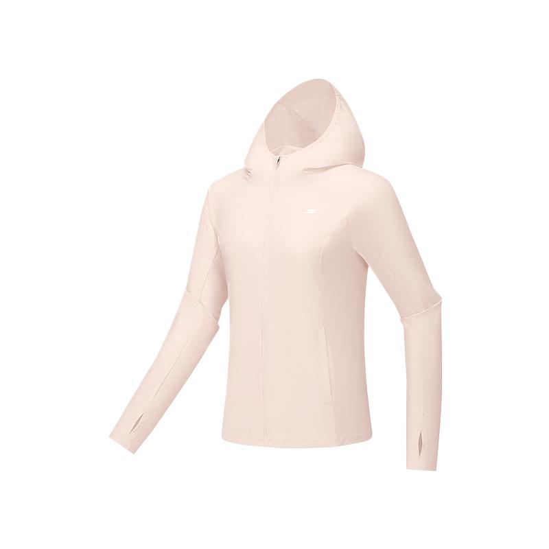 Skechers Soft Skin-Friendly Simple Comfortable Hooded Jacket Women jackets Cloud-Pink P225W139-053G L