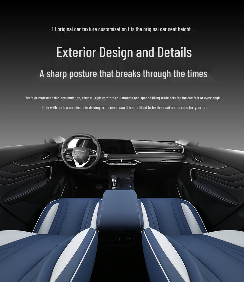 Venucia Big V Full Coverage Leather Car Seat Cover - All-Season Compatible