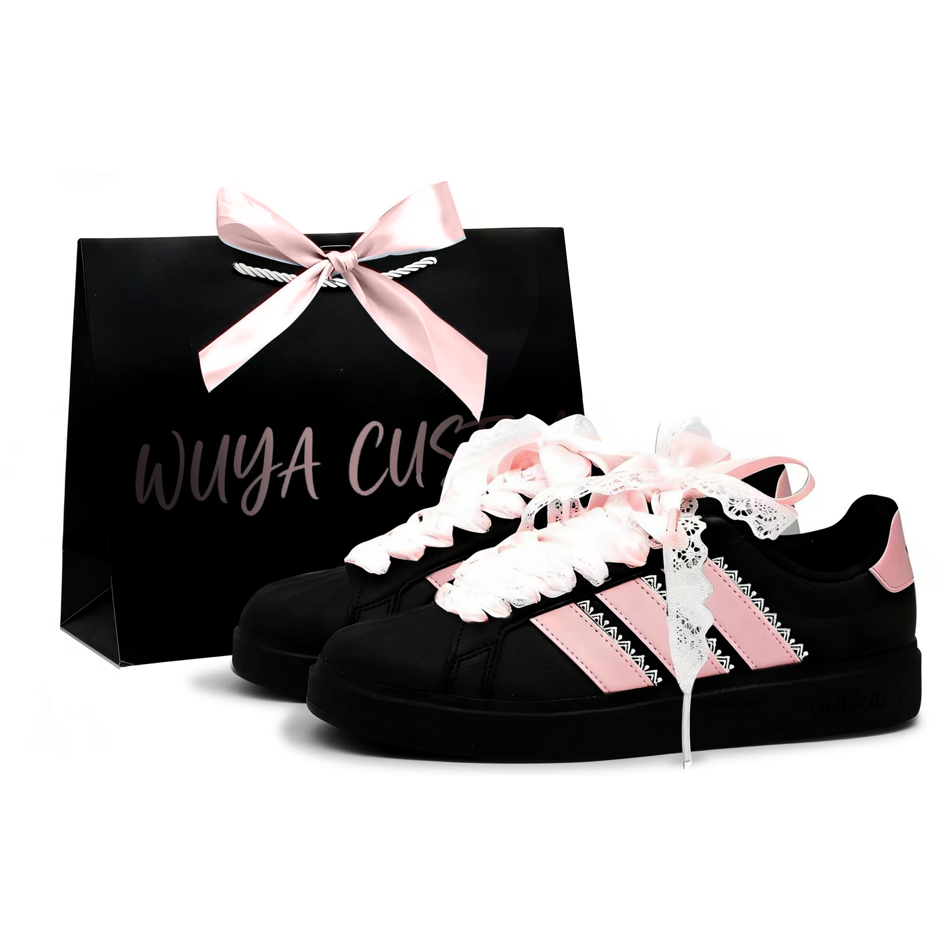 

Adidas Street Talk Skateboard Shoes Women s Low Top Black/Pink JS5053(Team52-2.0S-BOX) 36