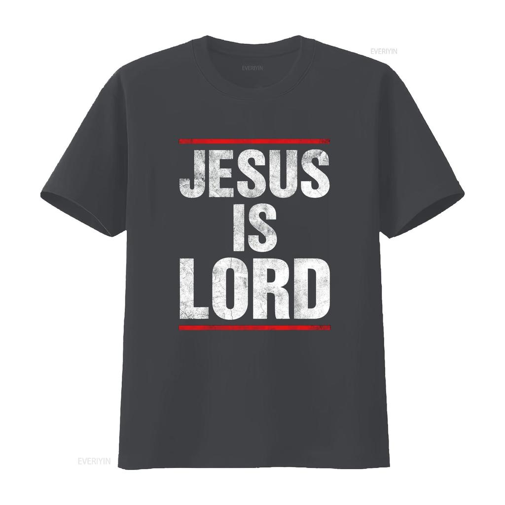 Jesus Is Lord Retro Vintage T Shirt vintage Washed Unisex Stylish Casual designer clothes Breathable fashion Comfortable