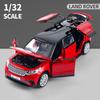 1/32 Range Rover Velar Lengthen Alloy Limousine Metal Diecast Car Model Flashing Musical Kids Toy Vehicles Gift