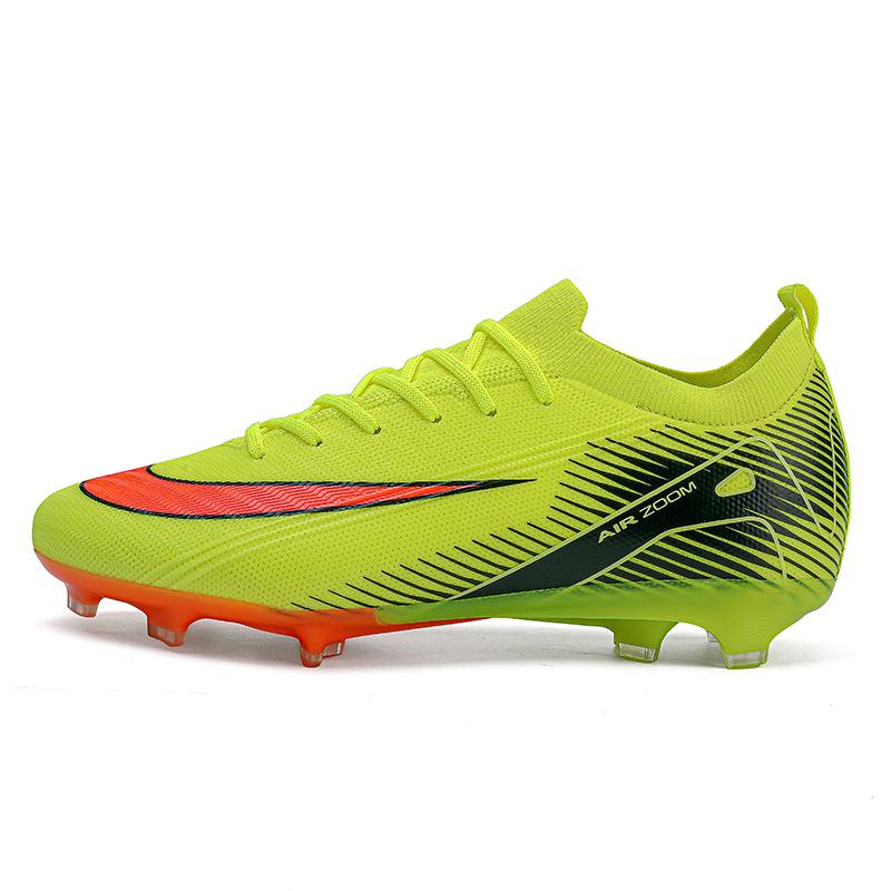 Football Shoes Seamless Fly-Woven Socks Men'S Outdoor Sports Shoes Non-Slip Competition Natural Grass Sports Shoes